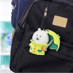 Nagano Chiikawa 自嘲熊吊飾 - 雨衣雨傘☔️ 熊