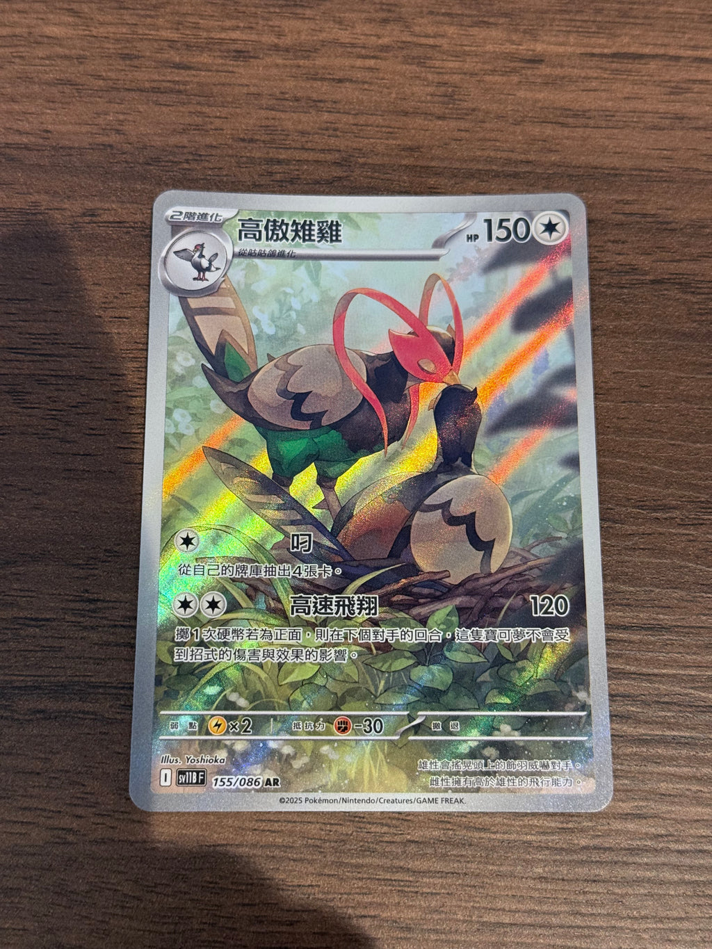 高傲雉雞 SV11B 155/086 繁中 (AR)