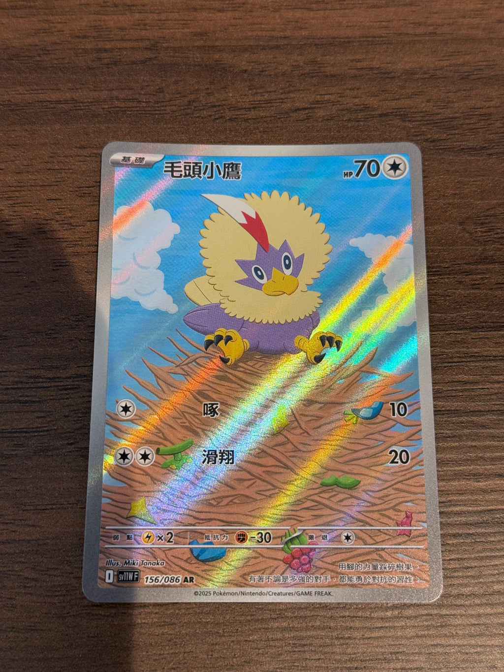 毛頭小鷹 SV11W 156/086 繁中 (AR)