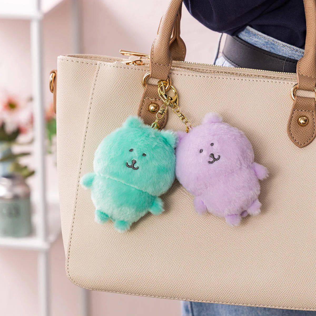 Nagano Chiikawa 自嘲熊吊飾 - 彩虹熊