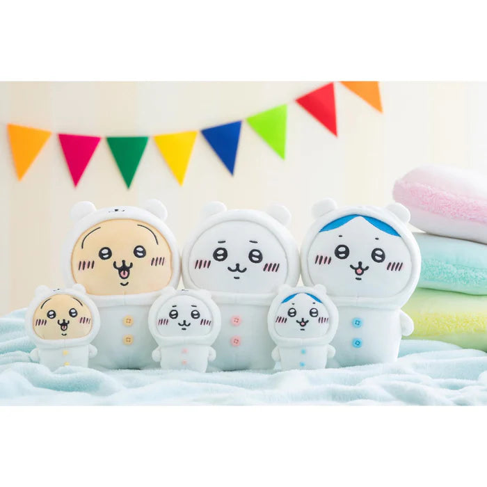 Nagano Chiikawa 自嘲熊裝扮毛公仔吊飾 - Usagi 兔兔